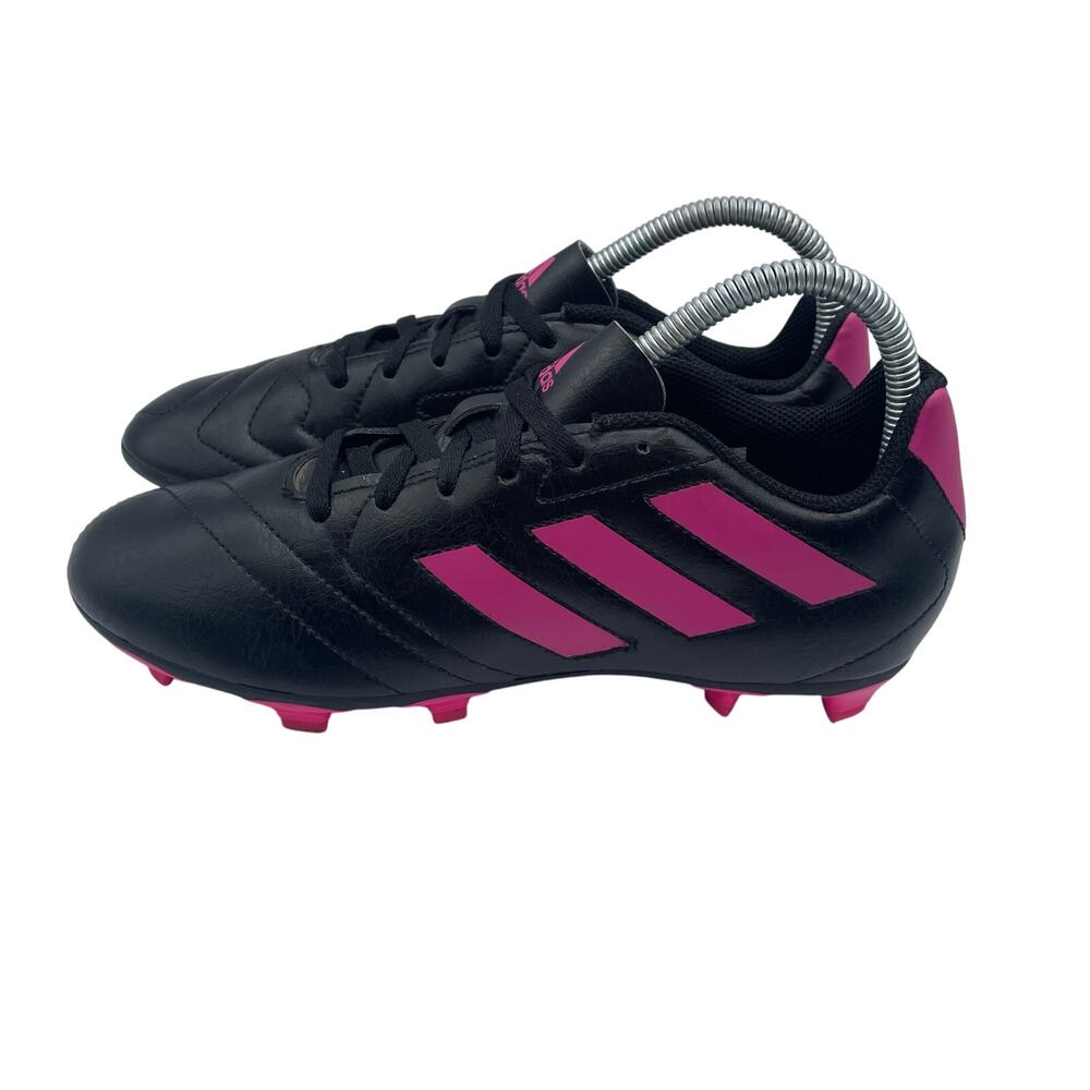 Adidas Goletto VII FG Soccer Cleats Black Pink Junior Youth Girls 6